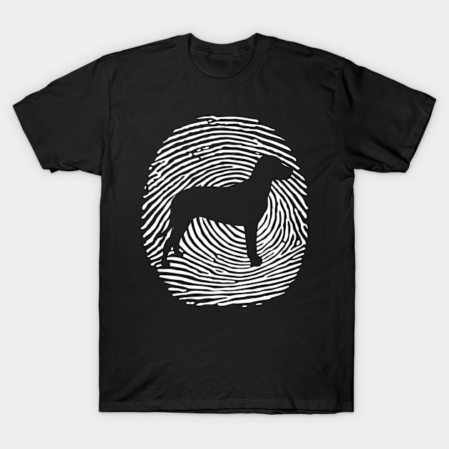 Finnish Hound DNA Fingerprint I Dog Finnish Hound T-Shirt by Shirtjaeger